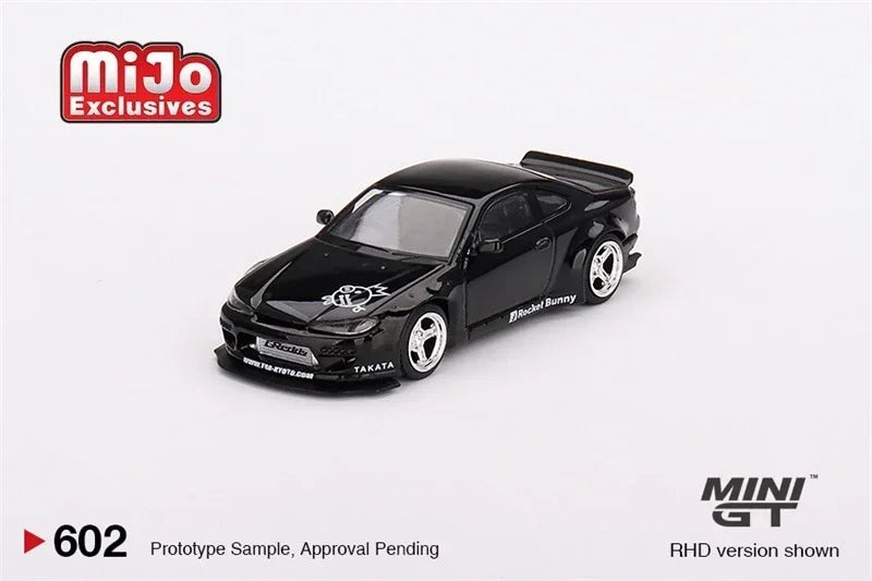 MINI GT Mijo Exclusives 1:64 Nissan Silvia S15 Rocket Bunny Bugatti Divo Ford GT MK II LPI 800-4 Model Car