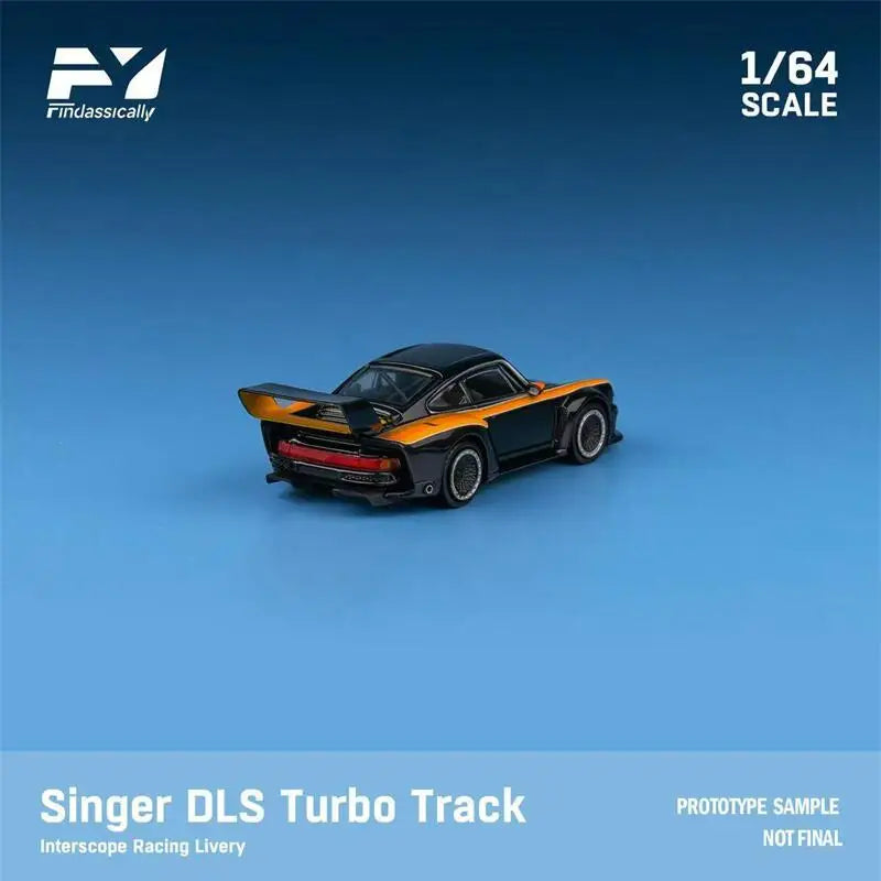 [PreSale] Findclassically 1:64 Singer DLS Turbo Track / Road Black limited500 Diecast Model Car