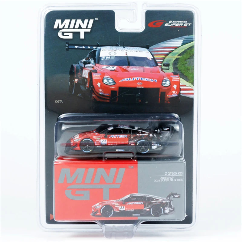 MINI GT 1:64 NSX-GT Type S GT500 SUPER GT SERIES GTR GT3 EVO Diecast Model Car
