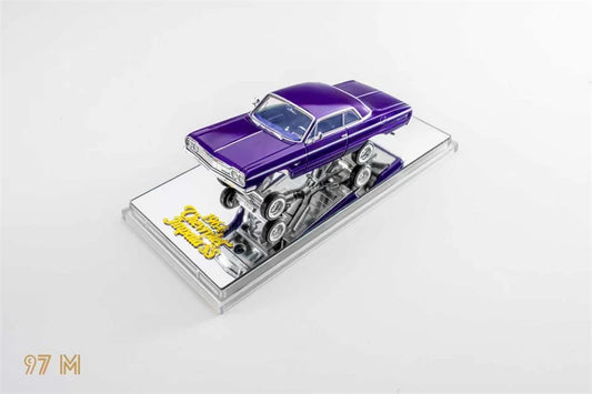 97M 1:64 1964 Impala Low Rider Die-Cast Car Model Miniature Gifts