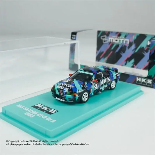 Kyosho 1:64 R32 BNR32 SKYLINE HKS Gr.A 1993 APA xpo 2025 Die-Cast Car Model Collection Miniature