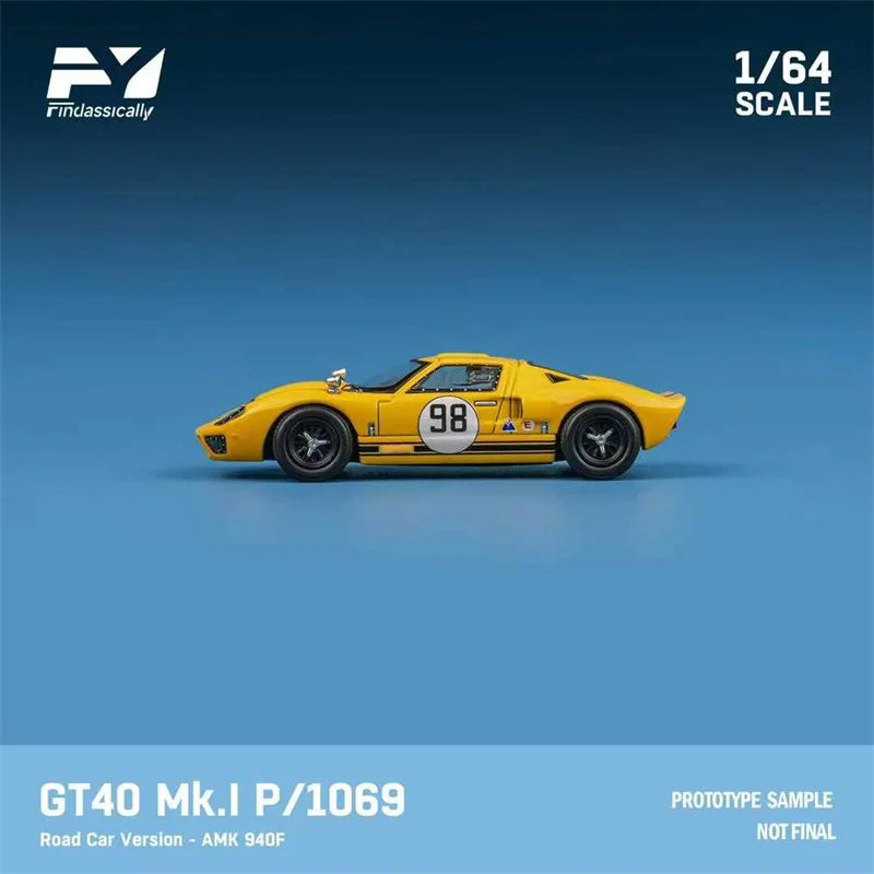 Findclassically 1:64 GT40 Mk.I P1069 Road Car Version Limited500 Diecast Model Car