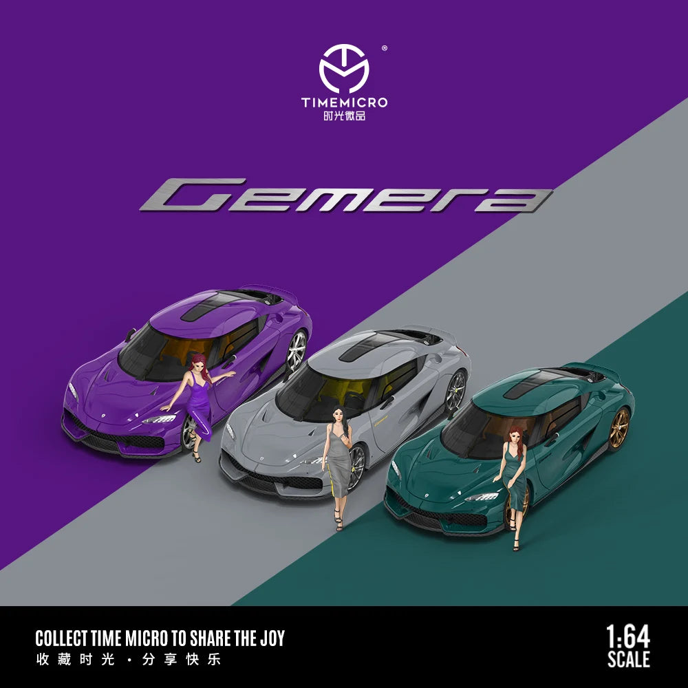 **Pre-Order** Time Micro 1:64 Koenigsegg Gemera Limited999 Diecast Model Car