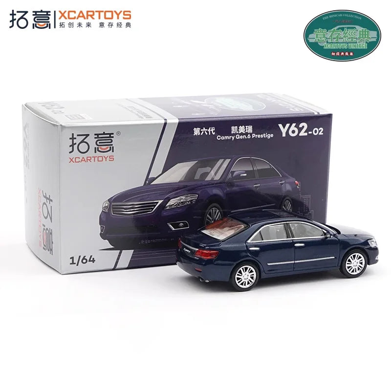 XCartoys 1:64 Camry dark blue Diecast Model Car