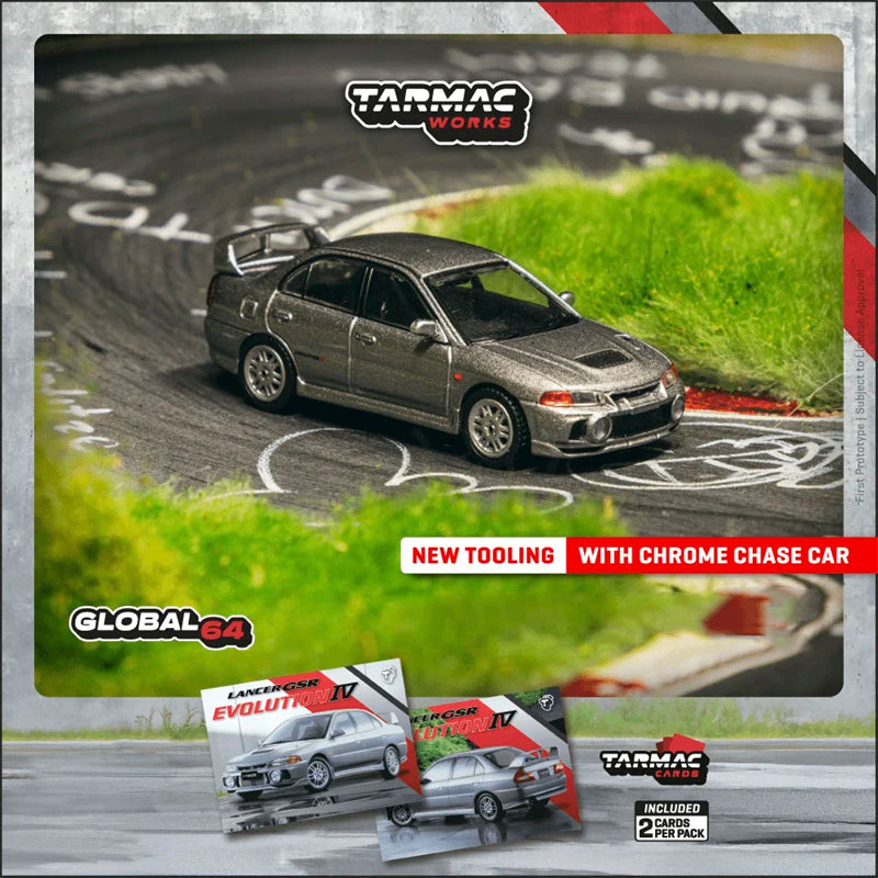 Tarmac Works 1:64  GR Corolla HKS GT3 996 Red Lancer GSR IV Monte-Carlo 1997 #1 Fuso Canter Integra DC5 Model Car