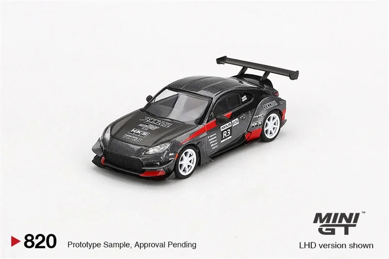 MINI GT 1:64 GR86  Larry Chen‘s HKS Turbocharged GR86 LHD Blister Packaging Diecast Model Car