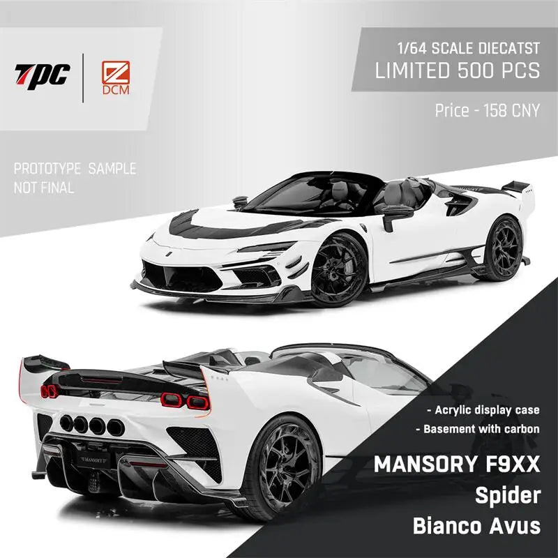 **Pre-order** DCM x TPC 1:64 Mansory SF90 F9XX Stradale / Spider limited500 Diecast Model Car