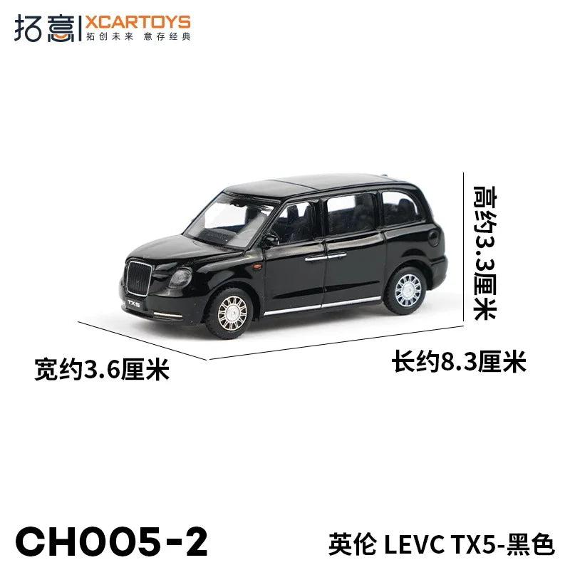 XCarToys 1:64 GEELY Black Diecast Model Car