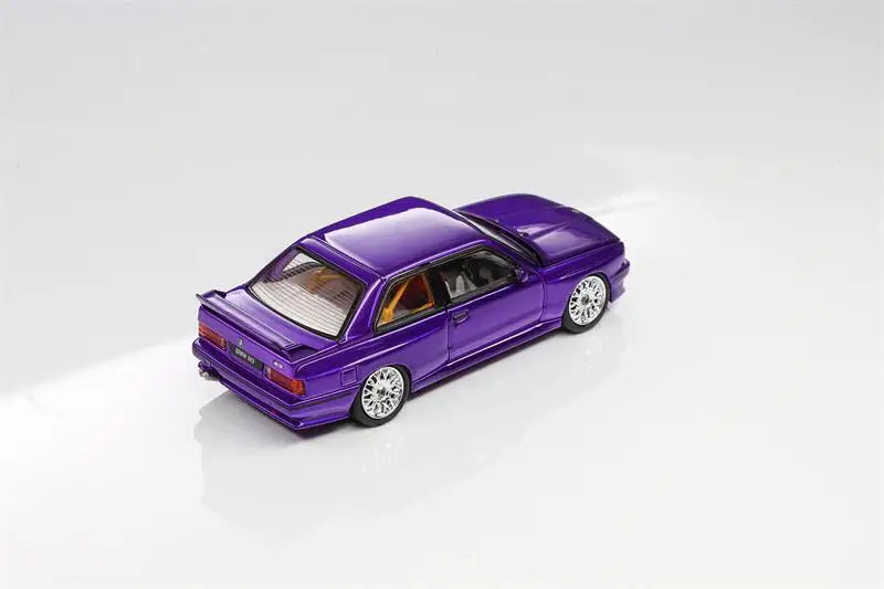 MORTAL 1:64 E30 M3 GROUP A Purple Limited999 Diecast Model Car