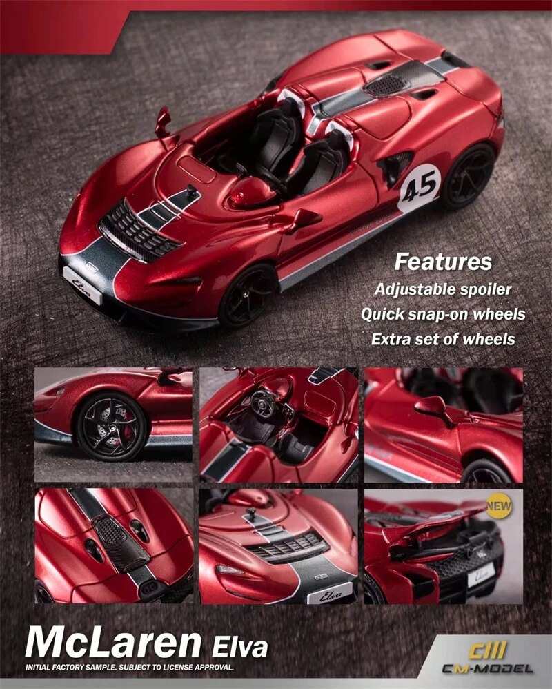 CM MODEL  1:64  Elva  Diecast Model Car