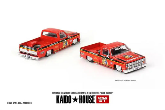 Kaido House x MINI GT 1:64 CHEVROLET SILVERADO TAMIYA X KAIDO HOUSE “CLOD BUSTER” Diecast Model Car