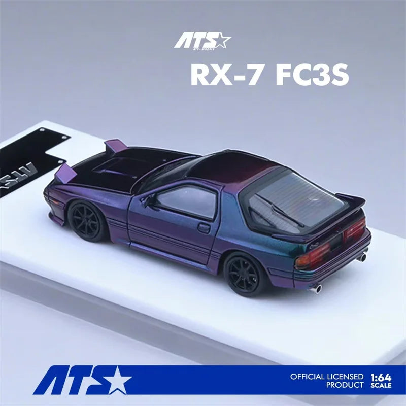 ATS 1:64 FC3S RX7 Mk2 MagicPurple Diecast Model Car