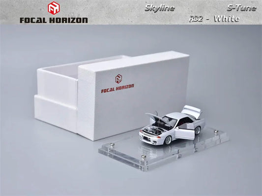 Focal Horizon FH 1:64 Skyline R32 S-Tune White Diecast Model Car