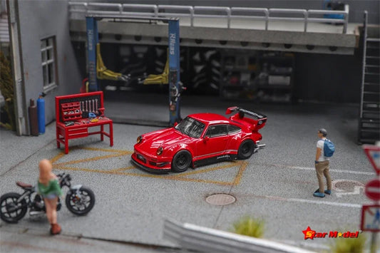 Star Models 1:64 RWB 930 GT Red / White Apple Collection Miniature DieCast Model Car