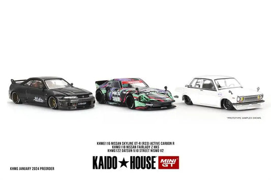 **Pre-Order** Kaido House x MINI GT 1:64 Nissan Skyline / Fairlady Z / Datsun 510 Diecast Model Car