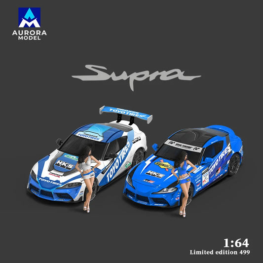 Aurora Model 1:64 Supra A90 Die-Cast Car Model Collection Miniature