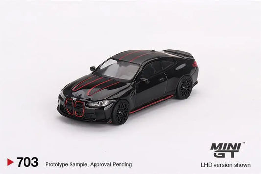 MINI GT 1:64 M4 CSL Black Sapphire LHD Diecast Model Car