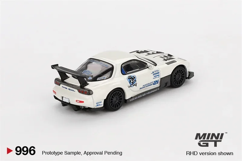 MINI GT 1:64 RX7 FD3S Itosyoukai Rei-gouki with RE Amemiya white Collection Miniature DieCast Model Car