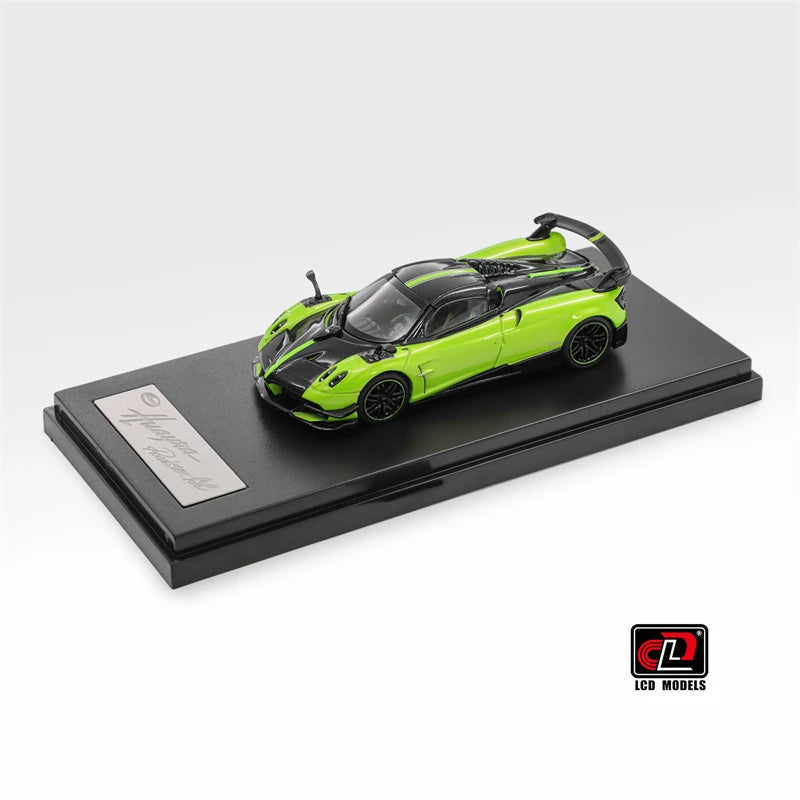LCD 1:64 Pagani Huyara Roadster BC AppleGreen Diecast Model Car