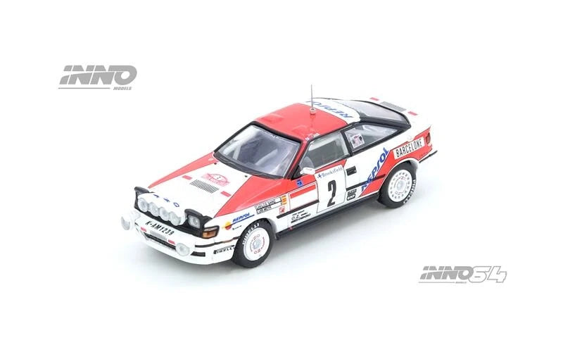 PreSale INNO64 1:64 CELICA GT FOUR ST165 Winner Rally MonteCarlo 1991 C. Sainz / L. Moya Collection Miniature DieCast Model Car