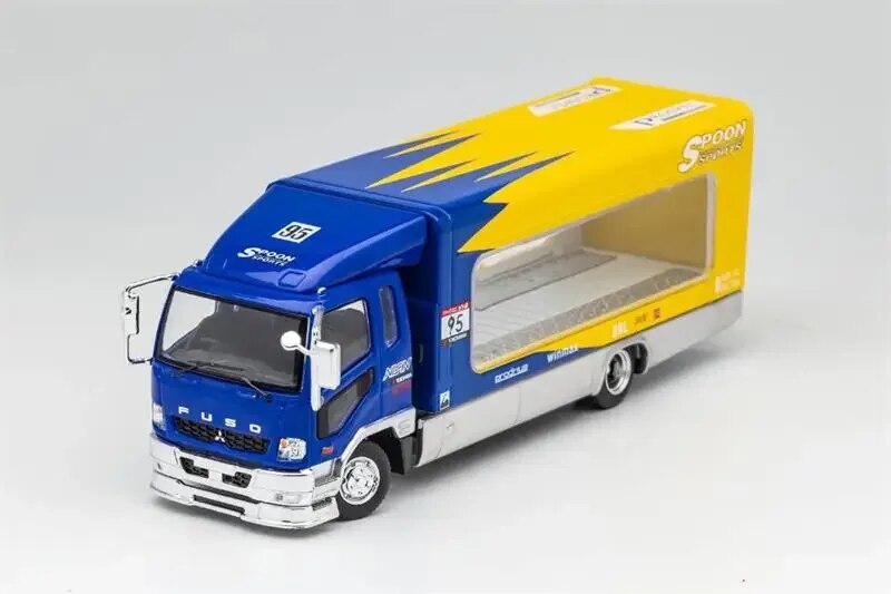 GCD 1:64 Fuso Fighter Mk2 FK 2017 Outriggers Raised Truck limited599 Diecast Model Car