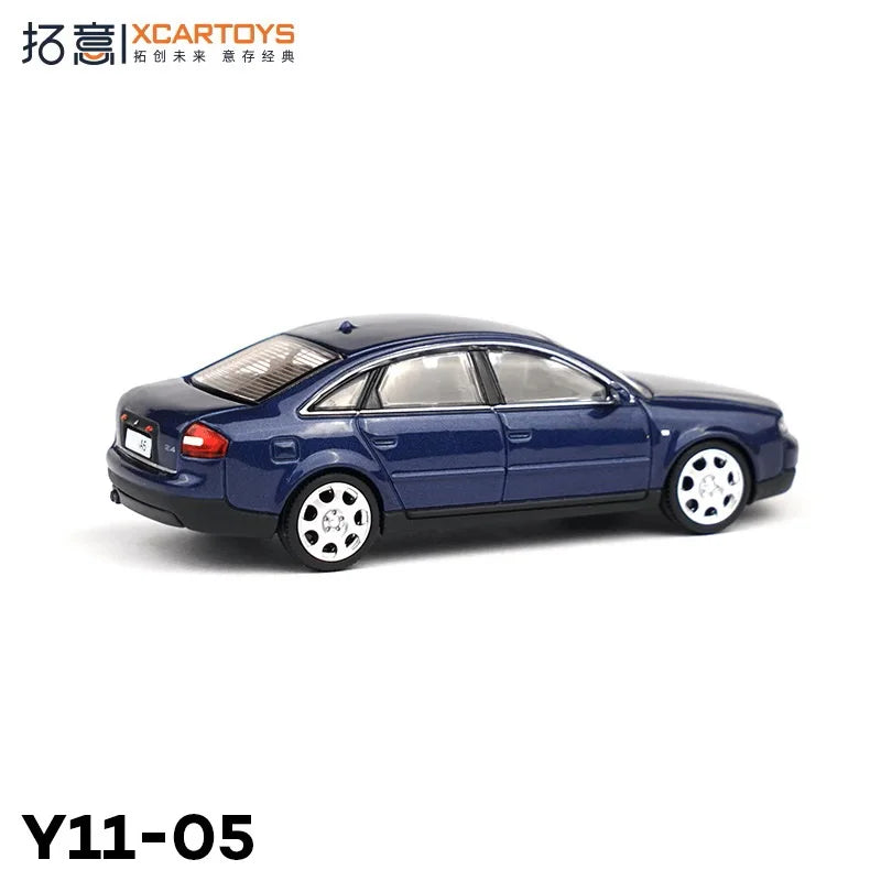 Xcartoys 1:64 second generation A6 Dark Blue Diecast Model Car