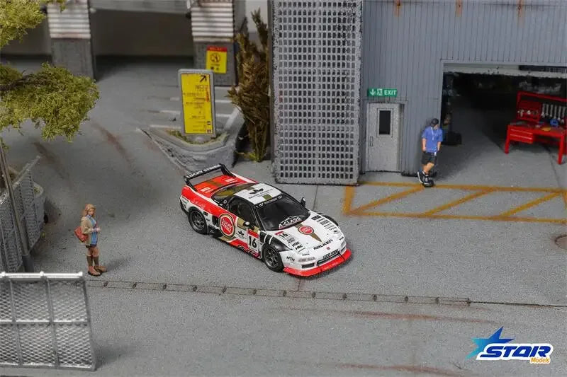 PreSale Star Models 1:64 LB NSX NA1 RedWhite No.16 Collection Miniature DieCast Model Car