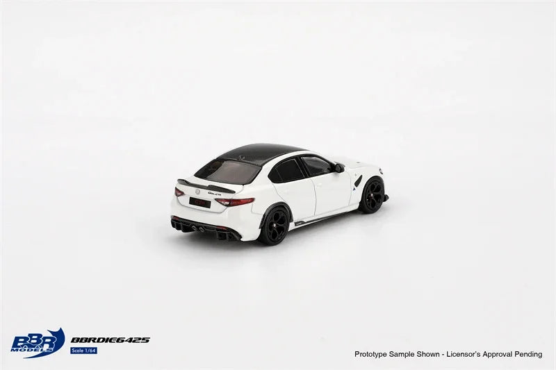 BBR 1:64 White Alfa Romeo Giulia GTA / GTAm BBRDIE6425/6 Diecast Model Car