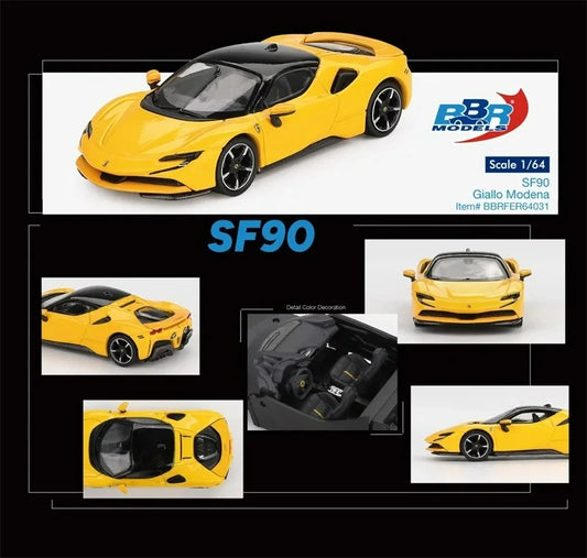 BBR 1:64 296 GTB / SF90 Diecast Model Car