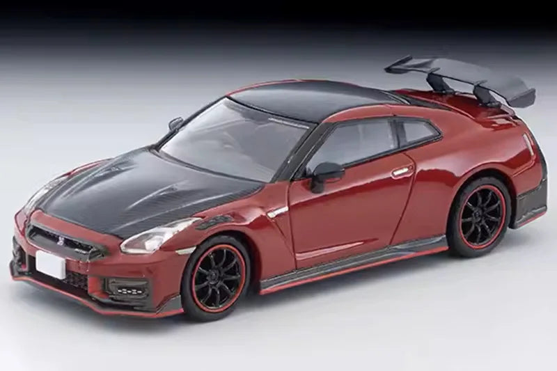 **Pre-Order**  TLV 1:64 GT-R Nismo Silver Black / Red Black Diecast Model Car