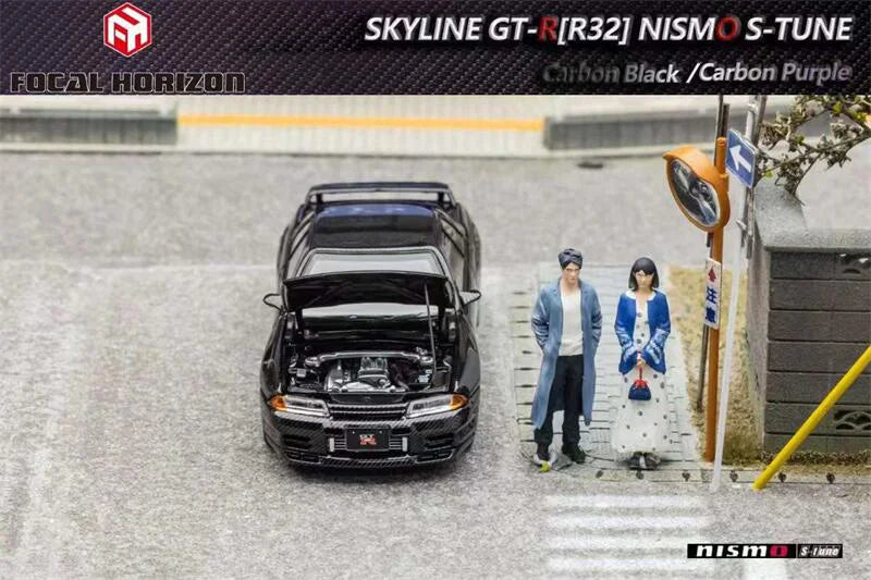 Focal Horizon FH 1:64 Skyline GT-R R32 Nismo S-Tune Full Carbon limited999 Diecast Model Car