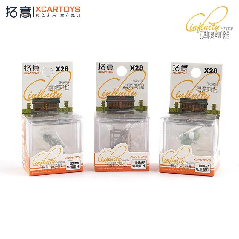 Xcartoys 1:64 Potted Green Plants Diorama Set