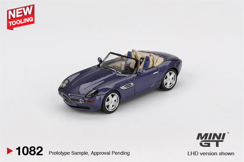 MINI GT 1:64 Z8 Alpina Alpine Blue Diecast Model Car