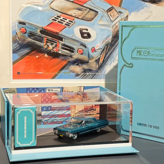 MK Miniatures 1:64 DeVille Green Book HEC2025 Diecast Model Car