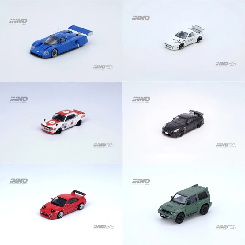 [PreSale] INNO 1:64 SUPRA (A80) TOP SECRET GT300 / R89C / RX7 / MR2 (SW20) Diecast Model Car