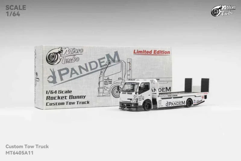 Micro Turbo 1:64 Pandem Rocket Bunny Tow Truck Die-Cast Car Model Collection Miniature