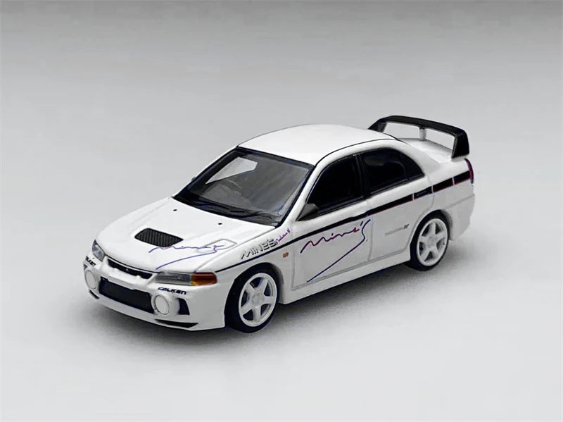 PreSale MOTORHELIX 1:64 Lancer Evolution lV GSR Mine's Livery Diecast Collector's Vehicle Model Car M64021 gift idea