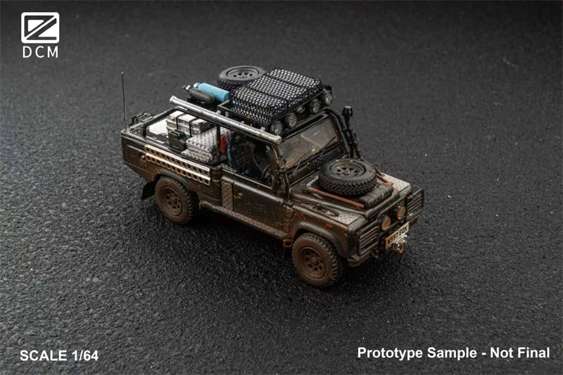 DCM 1:64 Defender muddy version Diecast Model Car