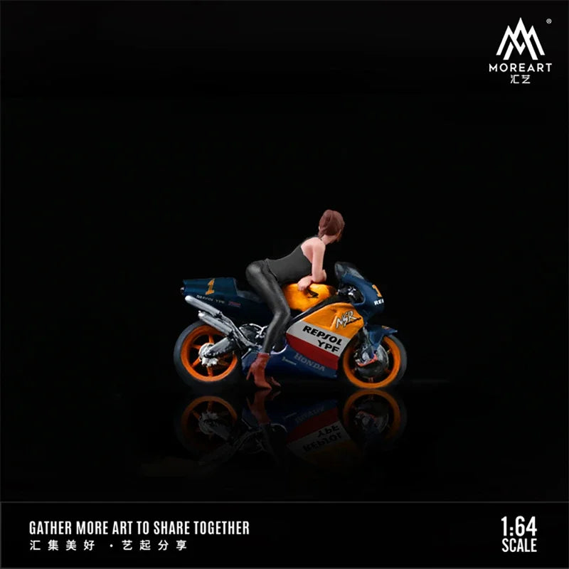 MoreArt1:64 No.1 racing motorcycle Figure Set
