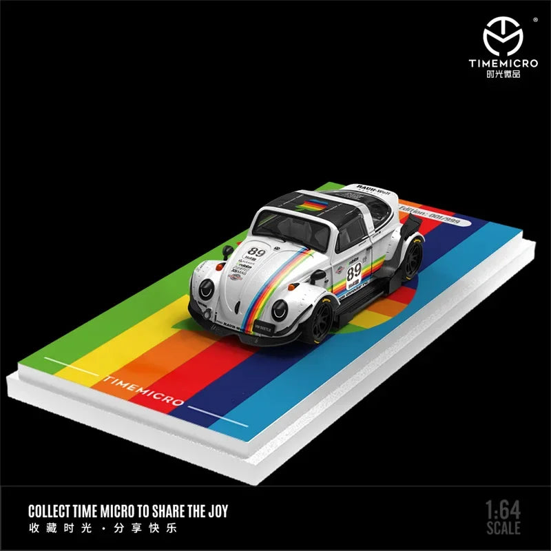 Time Micro 1:64 White / Black Limited999 Diecast Model Car