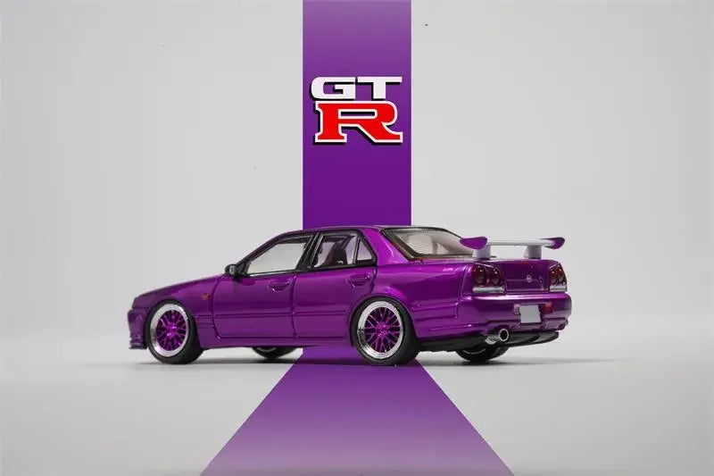 Mortal 1:64 ER34 SYKINE 25GT-T limited499 Diecast Model Car