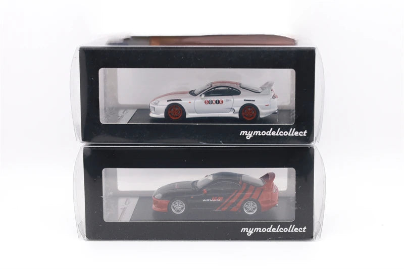 Model Collect MC 1:64 Supra RZ Mk4 A80 (JZA80) Bomex V1 Advan / White limited300 Diecast Model Car