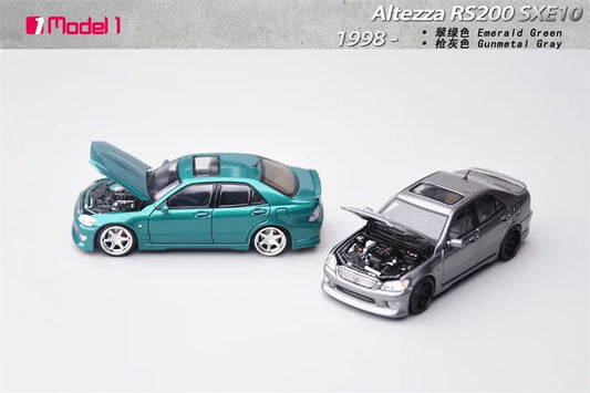 Model One 1:64 SXE10 RS200 Altezza Die-Cast Car Model Miniature Gifts