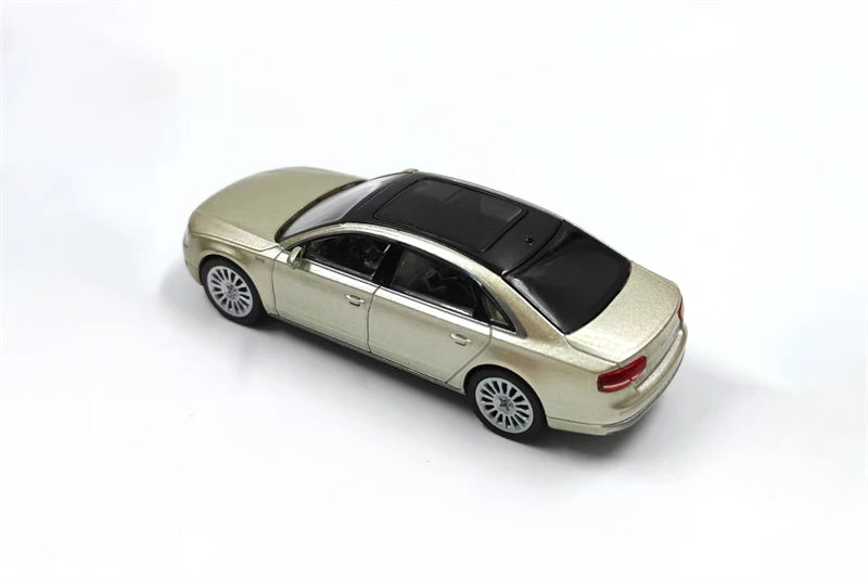 MASDI 1:64 A8 D4 Black / Gold / Silver Die-Cast Car Model Collection Miniature