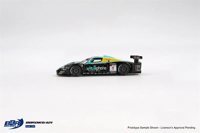 PreSale BBR 1:64 MC12 Competizione #1 Vitaphone Racing 2008 Sap 24 Hr Collection Miniature DieCast Model Car