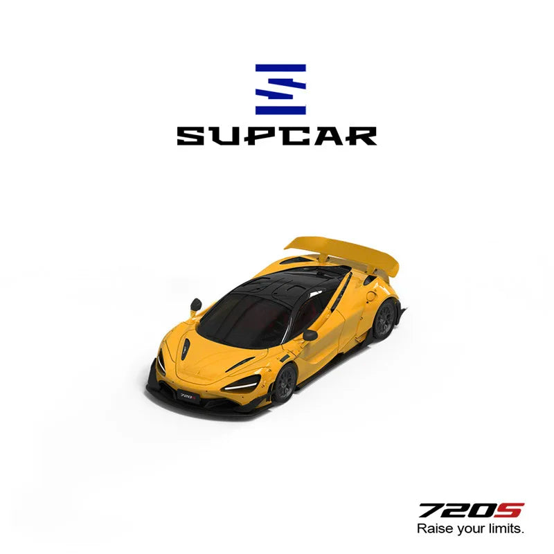 SUPCAR 1:64 Supercar Hattop 720S Black Red Purple Diecast Model Car