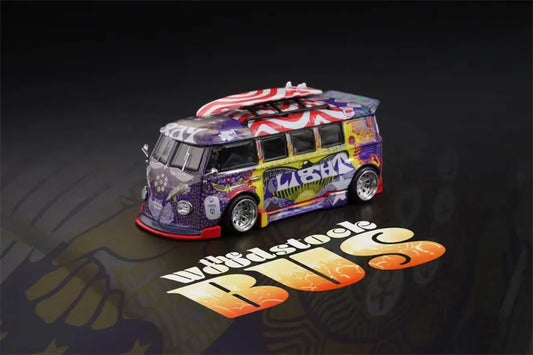 Liberty64 1:64 T1 minibus Kombi Woodstock Limited599 Diecast Model Car