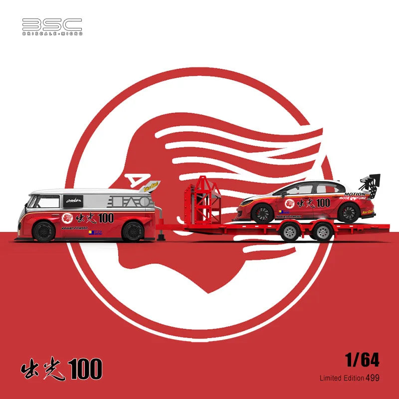 BSC 1:64 T1 FD2 R Idemitsu 100 Diecast Model Car