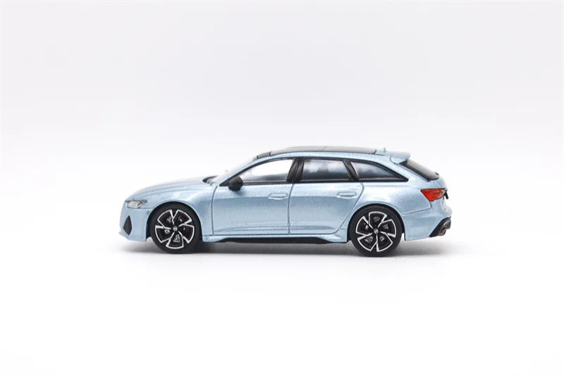 MASDI 1:64 RS6 Avant Ice  Blue Diecast Model Car