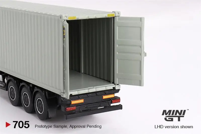 MINI GT 1:64 Actros Trailer w/40 Ft Container 40 UPS truck / Figurine Diecast Model Car